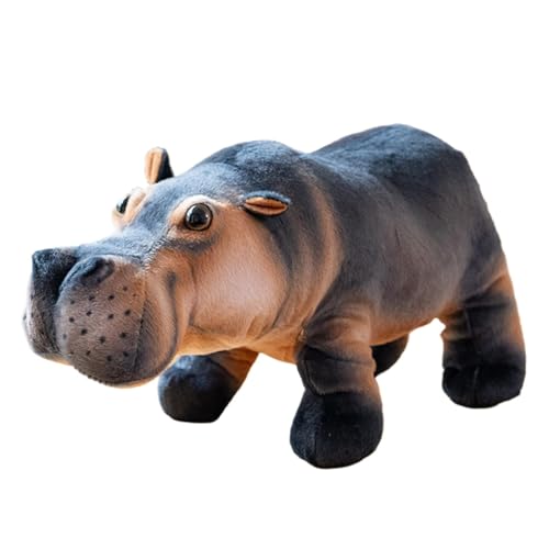 Jvjggag Plush Animal, Stuffed Toy, Kids Hippo Toys, Plush Hippo Stuffed Animal, Soft Pygmy Hippo Plush Doll, 12-Inch Collectible Stuffed Toy Pillow for Kids Boys and Girls Room, Home Decoration von Jvjggag