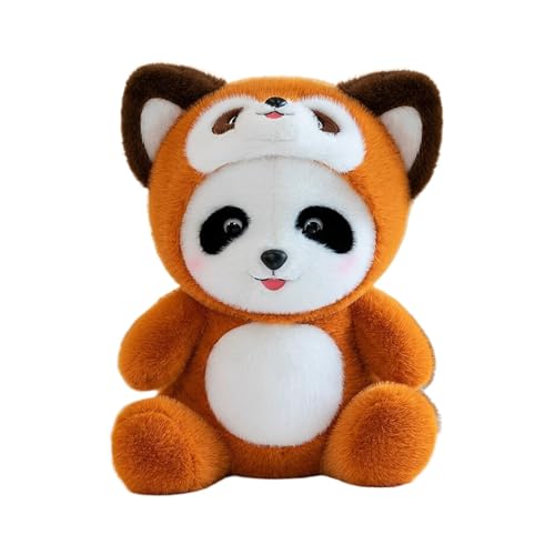 Jvjggag Plush Pillow, Plush Toy, Stuffed Panda Doll, Cute Plush Toy, 2-In-1 Panda Raccoon Plush Pillow Toy for Boys, Girls, and Kids Cute and Soft Panda Plush Pillow and Stuffed Animal for Children von Jvjggag