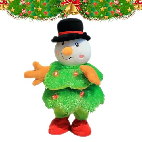 Jvjggag Tanzender Spielzeug,Gefüllte Weihnachts Singende Tanzende Puppe | Interaktive Leuchtende Musikalische Plüschdekoration Für Wohnzimmer Büro Schlafzimmer Party Hotel Auto Jvjggag Tanzender Spielzeug,Gefüllte Weihnachts Singende Tanzende Puppe | Interaktive Leuchtende Musikalische Plüschdekoration Für Wohnzimmer Büro Schlafzimmer Party Hotel Auto von Jvjggag