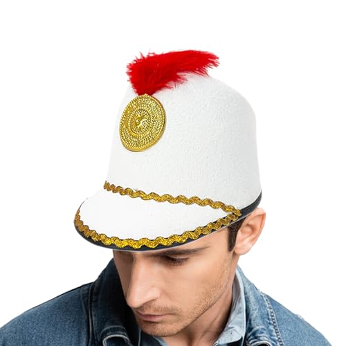 Nussknacker -Hüte - Kostümsoldathut für Urlaub Cosplay Party | Polyester mit weichem leichten Design, Kleidung für Schulspiele mit Kleidungsstücken zeigt Karnevalsereignisse Alltags -Outfits und Foto Nussknacker -Hüte - Kostümsoldathut für Urlaub Cosplay Party | Polyester mit weichem leichten Design, Kleidung für Schulspiele mit Kleidungsstücken zeigt Karnevalsereignisse Alltags -Outfits und Foto von Jvjggag