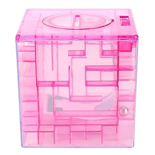 Money Labyrinth Puzzle Box, Piggy Bank Bargeld kann Labyrinth Spiel Sparbox 3.5x3.5x3.5in Bildungsbetrieb verdienen (Verrotten) von Jwthee