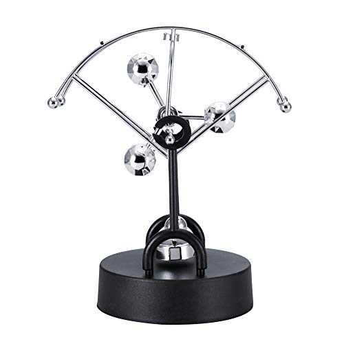 Perpetuum Mobile, Newtons Cradle Balance Balls Wissenschaft Physik Gadget Elektronisches Perpetuum Mobile für Home Office Ornament von Jwthee