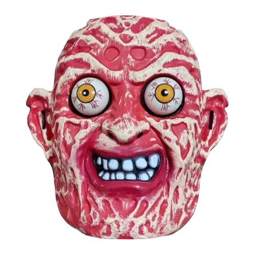 Halloween-Gesichtsbedeckungen,Totenkopf-Gesichtsbedeckung - Gruseliger, explosiver Augen-Zombie-Skelett-Grusel-Gesichtsschutz - Halloween-Kostümzubehör, Augapfel-Maskerade-Verkleidung für Damen und He von Jyxuyy