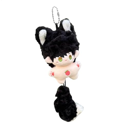 Jyxuyy Anime Plush Keychain | Collectible Plush Keychain | Plush Bag Pendant | Cute Anime Plush Pendant | Plush Toy Bag Accessory | Anime Plush Doll for Children Adults von Jyxuyy