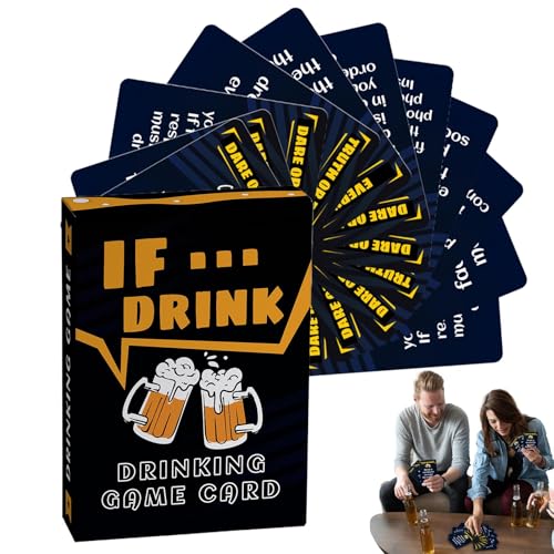 Jyxuyy Drunk Card Games for Adults | Hilarious Drinking Card Games for Parties | Multi-Generational Family Gathering Board Game | Fun Bar Drinking Games for Home, Dorm, and Social Gatherings von Jyxuyy