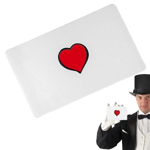 Jyxuyy Flick The Heart Magic Trick Magier Close-Up Illusions Mentalismus Gimmicks Requisiten Kreative Valentinstag Geständnis Magisches Spielzeug Bühnenauftritte Requisiten Für Magische Liebhaber von Jyxuyy