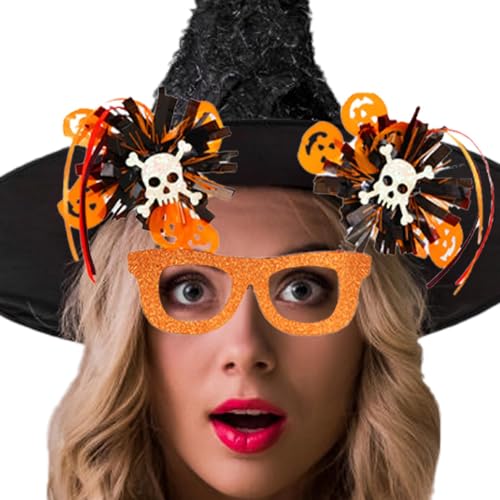 Jyxuyy Halloween Glasses, Trick-or-treat Glasses, Funny Costume Eyewear, Themed Halloween Glasses, Spooky And Fun Designs Glasses, Easy To Use, Portable For Kids And Adults von Jyxuyy