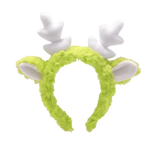 Jyxuyy Plush Antler Headband For Halloween | Adorable Animal Ears Headwear | Perfect Antlers Headpiece For Cosplay | Fun Headdress Accessories For Parties And Festivals | Cute Costume Add-on For Kids von Jyxuyy