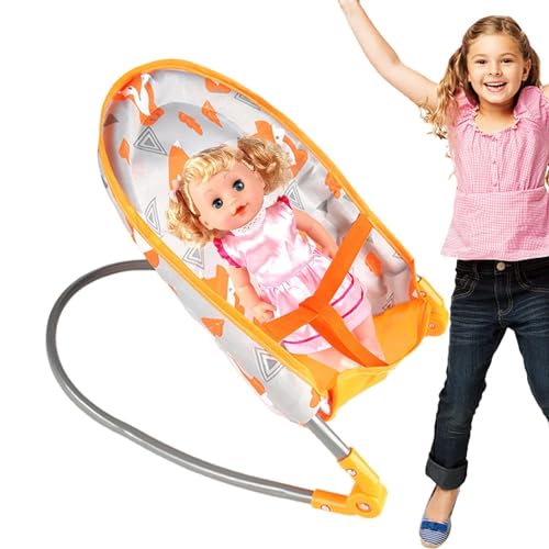 Jyxuyy Spielzeug-Kinderwagen,Kinderfreundlicher Puppenwagen Spielzeugwagen für Puppen - Kleid Mädchen Kinderwagen, Alter 3+ Kinder Geschenk Spielzeug Mädchen Puppenzubehör, Mädchenspielzeug von Jyxuyy