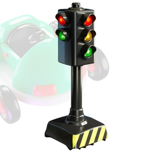 Jyxuyy Traffic Light Toy | Small Crosswalk Signal with Lights and Sounds | Educational Stop Light Model for Kids, Safety Traffic Indicator Playset Perfect for Birthday and Learning Playtime von Jyxuyy