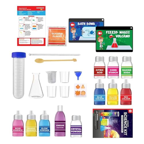 Kids Science Kit | Kid Science Chemistry Kit | Educational Lab Experiments Science Set, Interactive STEM Projects Science Kit for Girls Boys Kids, Fun Learning Activity for Kids von Jyxuyy