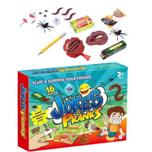 Prank Stuff For Kids, 15X April Fools Prank Kit, Includes Prank Gadgets, Novelty Toys, Fun Toys, And Funny Prank Props For Adults And Kids, Perfect For April Fools Day von Jyxuyy