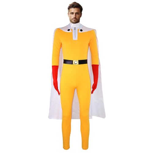 Saitama Anime Cosplay Jumpsuit, Adult Role Play Suit Onesie Costume, Good Elasticity Cosplay Costumes for Carnivals, Daily Games, Family Gatherings, Photos, and Parties von Jyxuyy