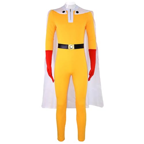 Saitama Anime Cosplay Jumpsuit, Adult Role Play Suit Onesie Costume, Good Elasticity Cosplay Costumes for Carnivals, Daily Games, Family Gatherings, Photos, and Parties von Jyxuyy