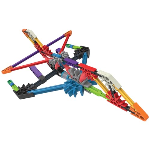 Phantasie-Jumbo-Jet Baukasten, K'NEX, Basic Fun, 17022, 57 Teile, Buntes Konstruktionsspielzeug für Kinder, Flugzeug-Spielzeug, Geschenk für Jungen und Mädchen im Alter von 5-10 Jahren von Basic Fun