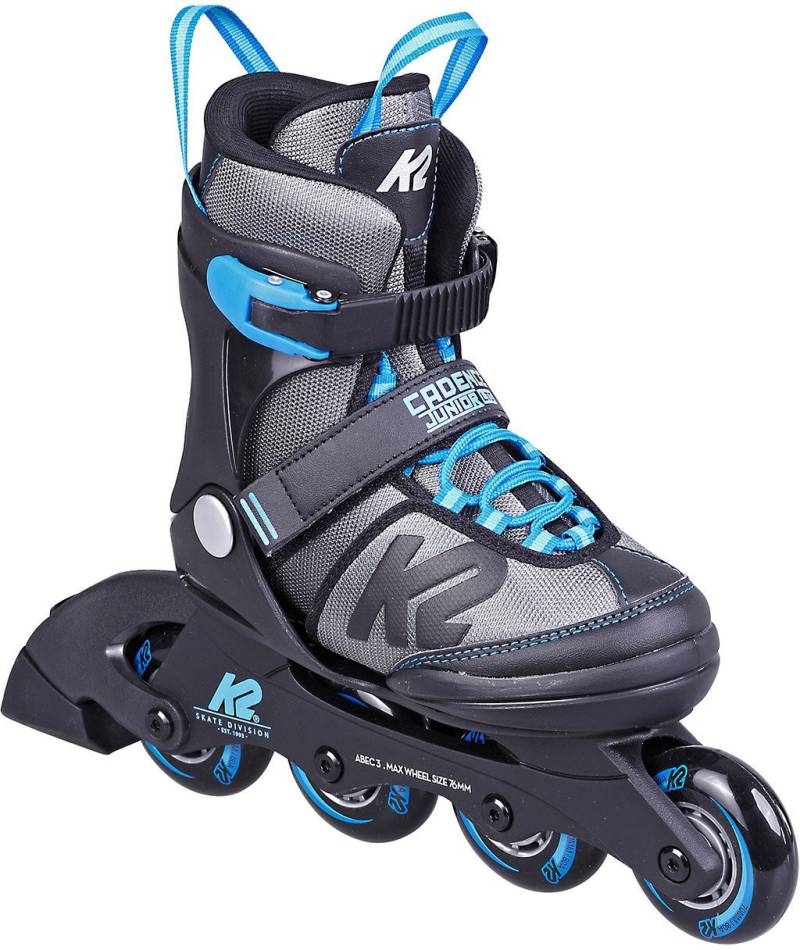 K2 Cadence B Ltd Inlineskates, Grau/Eisblau, M von K2