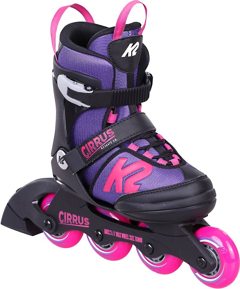 K2 Cirrus B Inlineskates, Schwarz/Lila, 29-34 von K2