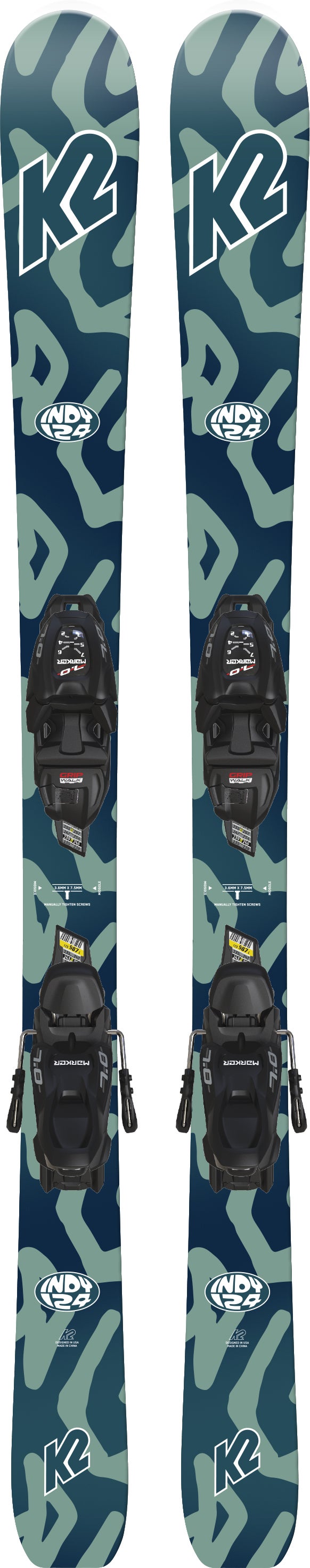 K2 Indy FDT 4.5 Skier, 100 cm von K2