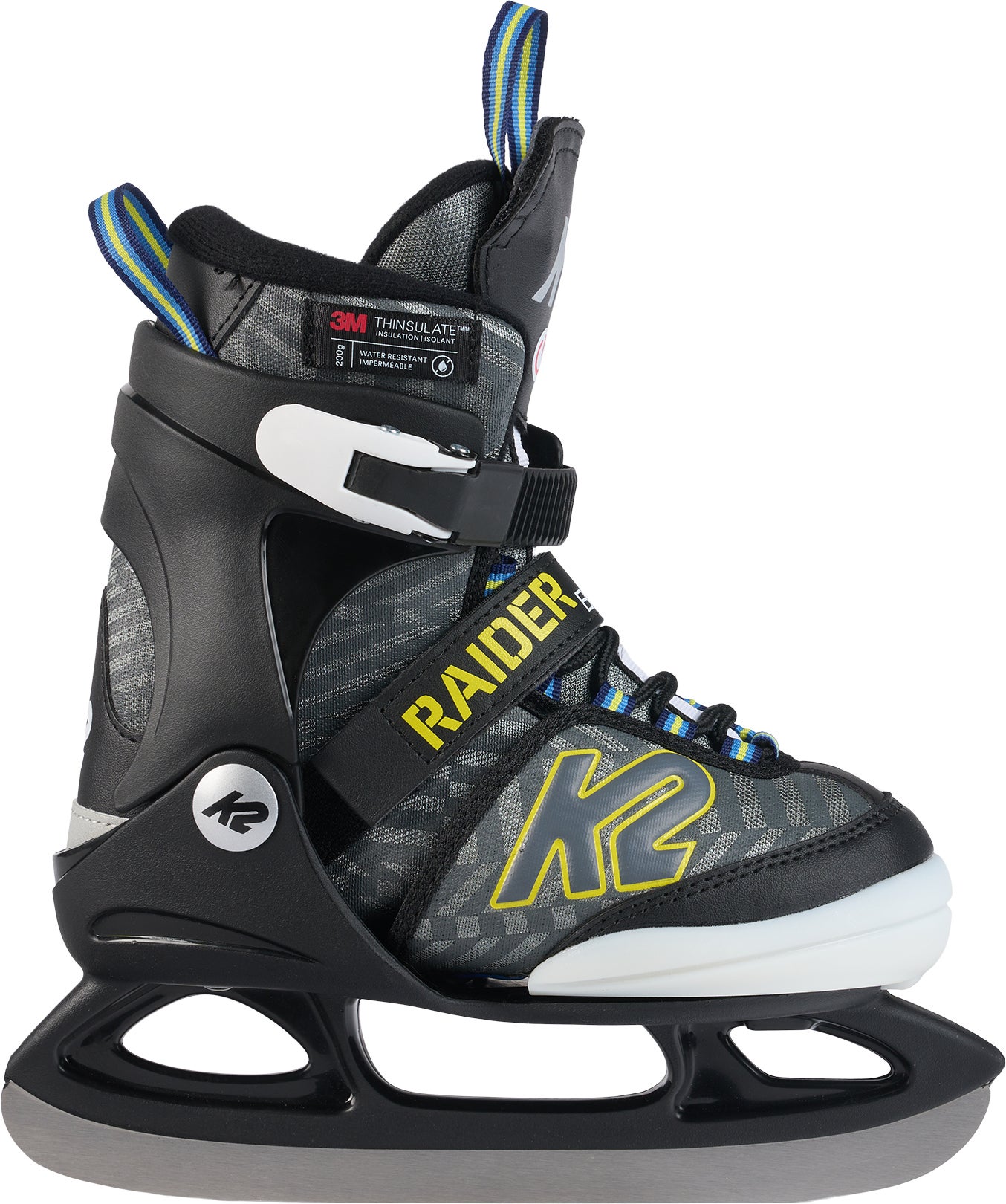 K2 Raider Beam Schlittschuh, Schwarz/Grau, 26-31 von K2