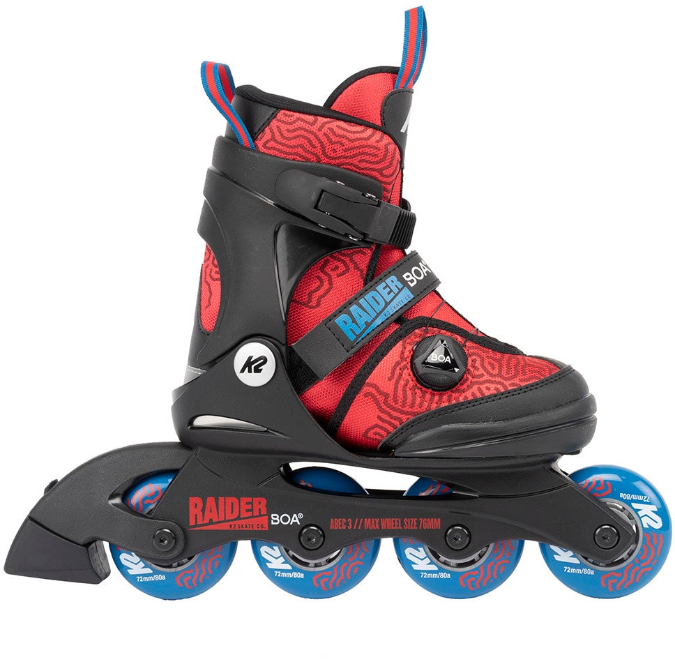 K2 Raider Boa Inlineskates, Schwarz, S von K2