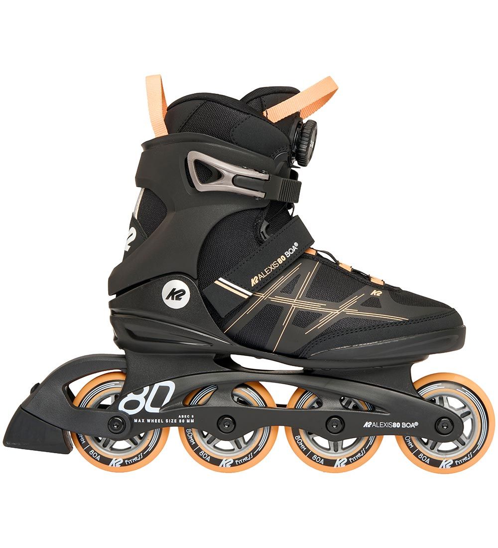K2 Rollschuhe - Alexia 80 Boa - Schwarz/Orange - Inline - K2 - 39 - Rollschuhe K2 Rollschuhe - Alexia 80 Boa - Schwarz/Orange - Inline - K2 - 39 - Rollschuhe von K2