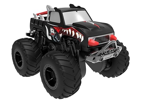 Amphibienfahrzeug Ferngesteuertes Auto 1:20 RC Monster Truck für Kinder, 4WD wasserdichter Geländewagen Off-Road RC Truck mit 2 Batterien Jungen Mädchen 6 7 8 Jahre alt (Rot)… von KADAYAYA