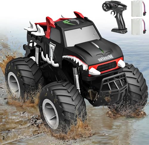 Ferngesteuertes Auto 4WD RC Auto 1:16 Hochgeschwindigkeits RC Monster Truck 2,4 GHz Rennwagen Wasserdicht Geländewagen Auto Spielzeug Geschenkfür Kinder und Erwachsene von KADAYAYA