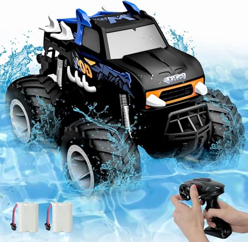 Ferngesteuertes Auto 4WD RC Auto 1:16 Hochgeschwindigkeits RC Monster Truck 2,4 GHz Rennwagen Wasserdicht Geländewagen Auto Spielzeug Geschenk für Erwachsene und Kinder ab 6 8 10 Jahre von KADAYAYA