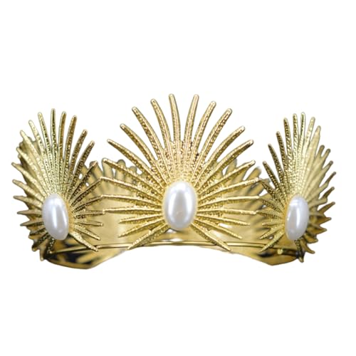 Gold Silber Tiaras Krone Kuchen Topper Königin Krone Prinzessin Kristall Perle Krone von KADSXIYA