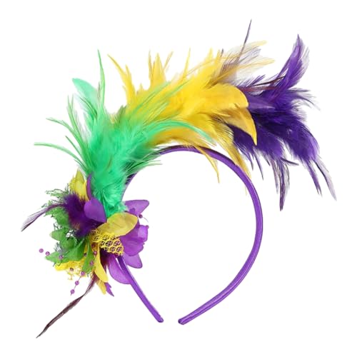 KADSXIYA 1920er Jahre Karneval Party Feder Stirnband Maskeraden Party Fascinator Haarband von KADSXIYA