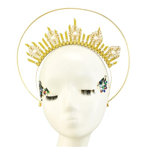 KADSXIYA Göttin Kopfschmuck Stachelkrone Kopfschmuck Mary HaloCrown Lolita Stirnband von KADSXIYA