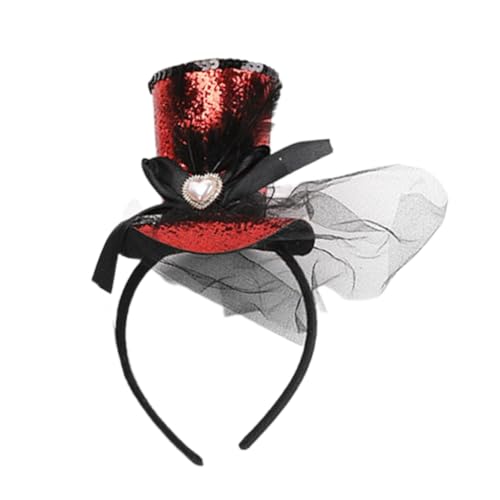 KADSXIYA Vintage-Fascinator für Mädchen, mit Glitzer, für Teeparty, Opernkostüm von KADSXIYA