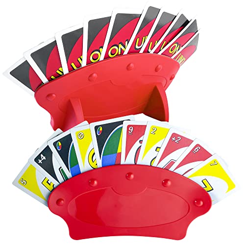 2 Stück Spielkarten Kartenhalter, Spielkartenhalter, Spielkartenständer, Spielkarten Halter Kartenhalter Karten Halter für Kinder, Erwachsene, ältere Menschen, Behindert, 21,5 × 10 cm, ABS-Material von KAGUOl