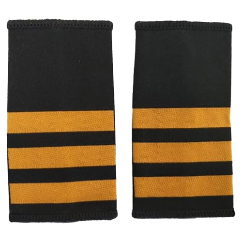 1Set Kapitän Epauletten Uniform Epaulet Mit Für Kapitäne Cosplay Kostüm Zubehör Schulter Epauletten von KAHDGSS