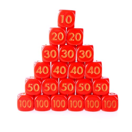 KAHDGSS 50pcs Acrylic 6 Sieben Dices Animation Charakter Schaden Schaden Dices Tischspiel Dices Collection Card Toy Dauer von KAHDGSS