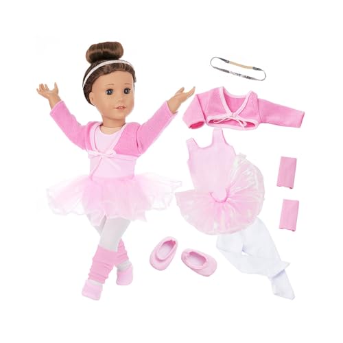 Elegante Ballett Prinzessin Tutu Kostüm Für 18 Zoll Mädchen Puppen Mode Tanz Kostüm Easy Change Design Für Kinder Rollenspiele Girl Ballet Übung Doll Kleidung Elegante Ballett Prinzessin Tutu Kostüm Für 18 Zoll Mädchen Puppen Mode Tanz Kostüm Easy Change Design Für Kinder Rollenspiele Girl Ballet Übung Doll Kleidung von KAHDGSS