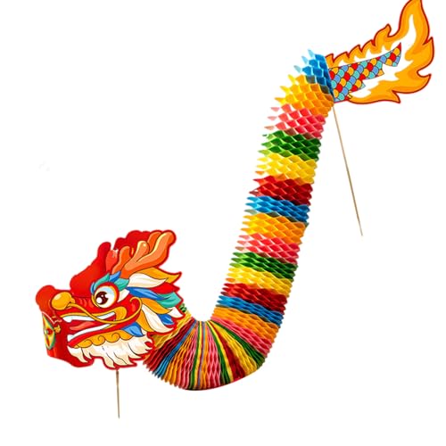 Interaktiver 3D Dragon Paper Puppenspiel Handgefertigtes Handwerkssatz Für Kinder Teenager Erwachsene Handgefertigte Chinesische Tanz Drachenversammlung Spielzeug von KAHDGSS