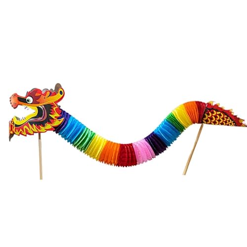 Interaktiver 3D Dragon Paper Puppenspiel Handgefertigtes Handwerkssatz Für Kinder Teenager Erwachsene Handgefertigte Chinesische Tanz Drachenversammlung Spielzeug von KAHDGSS