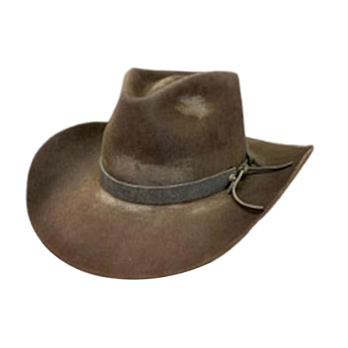 KAHDGSS Beliebter Fedora-Hut für Mottoparty, Cosplay, Cowgirl-Hut, Kopfbedeckung, Maskeraden, Party, Gentleman-Hut, Karnevals-Zubehör von KAHDGSS