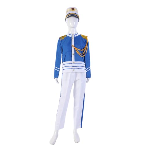 KAHDGSS Blasorchester Königliche Ehrengarde Uniform Für Kinder Und Erwachsene Ehrengarde Blasorchester Kostüm Set Mit Und Handschuh von KAHDGSS