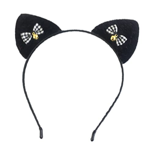 KAHDGSS Cartoon für Katzenohren Haarband Kopfbedeckung Plüsch Haarspange Cosplay für Stirnband Haarschmuck für Frauen Mädchen Kind Party H von KAHDGSS