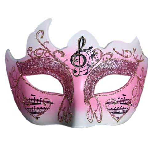 KAHDGSS Elegante glitzernde Augenmaske für Damen, Karneval, Venezianer, halbes Gesicht, für Maskerade, Party und Hochzeit, Event von KAHDGSS