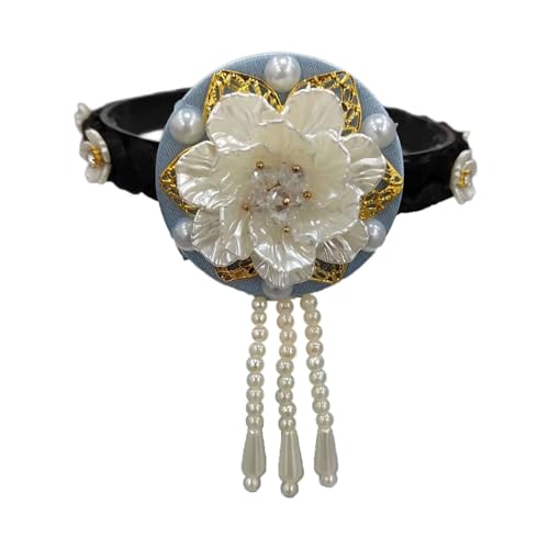 KAHDGSS Hanbok Kopfbedeckung Satins Und Perlen Haare Traditionelle Koreanische Kopfbedeckung Stylish Stirnband Für Bühnen Tanzauftritte Traditionelle Haarzubehör KAHDGSS Hanbok Kopfbedeckung Satins Und Perlen Haare Traditionelle Koreanische Kopfbedeckung Stylish Stirnband Für Bühnen Tanzauftritte Traditionelle Haarzubehör von KAHDGSS