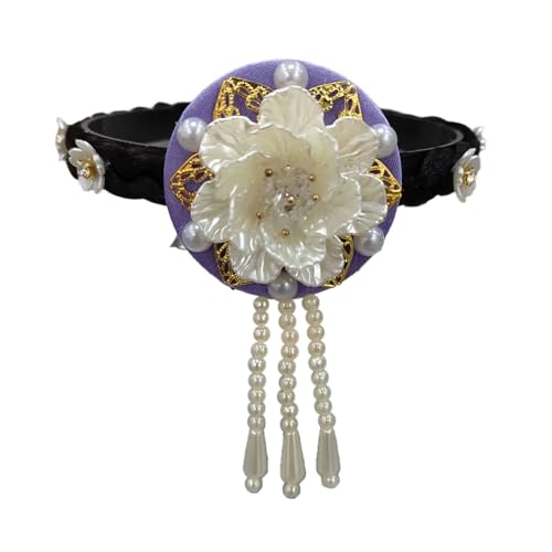 KAHDGSS Hanbok Kopfbedeckung Satins Und Perlen Haare Traditionelle Koreanische Kopfbedeckung Stylish Stirnband Für Bühnen Tanzauftritte Traditionelle Haarzubehör KAHDGSS Hanbok Kopfbedeckung Satins Und Perlen Haare Traditionelle Koreanische Kopfbedeckung Stylish Stirnband Für Bühnen Tanzauftritte Traditionelle Haarzubehör von KAHDGSS