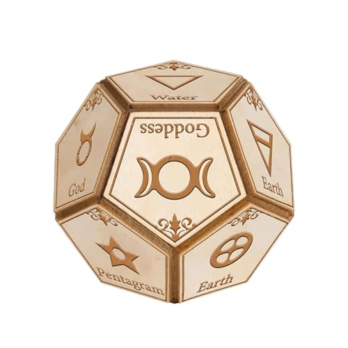 KAHDGSS Kleine polyedrische Würfel 12 Tierkreiszeichen mit kompakter Dauer aus Holz für Familienspaß und Haltbarkeit des Holzspiels KAHDGSS Kleine polyedrische Würfel 12 Tierkreiszeichen mit kompakter Dauer aus Holz für Familienspaß und Haltbarkeit des Holzspiels von KAHDGSS