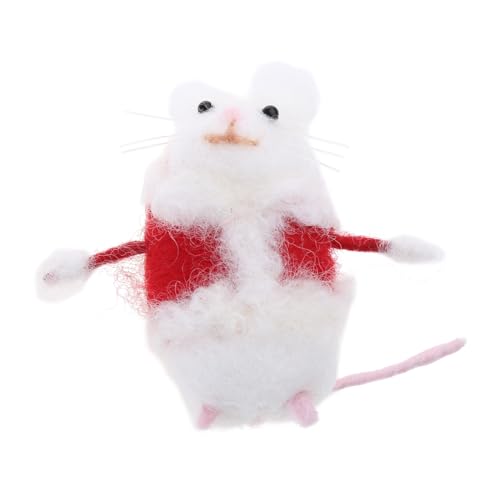 KAHDGSS Maus Halloween Ornament Handgemachte Nadelfilz Maus Puppen für Weihnachten Party Festival Home Decor von KAHDGSS