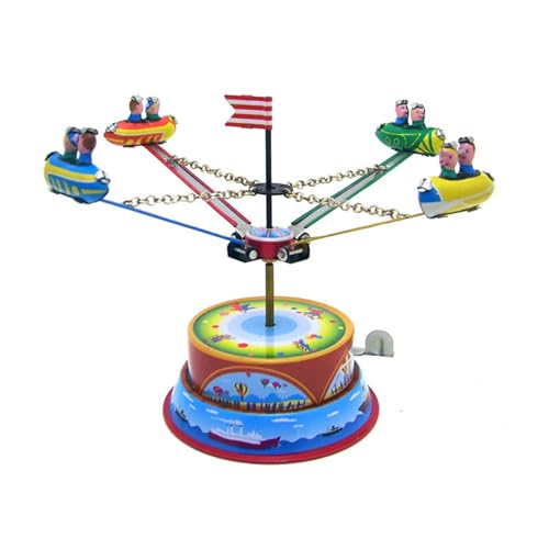 KAHDGSS Nostalgic Iron Spring Spielzeug Blechseckwedup Rotierende Raumschiff Batterie Frei Für Kreative Geschenkkollektor Für Kreatives Geschenk von KAHDGSS