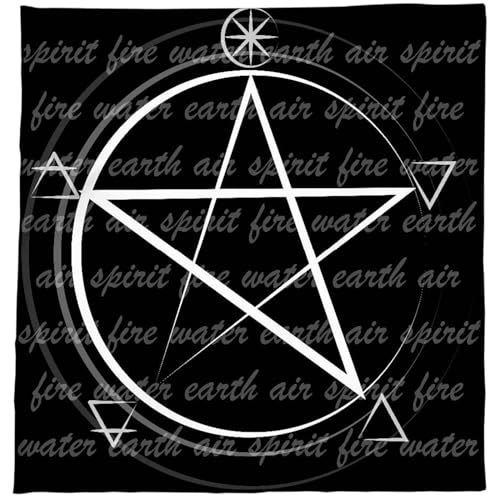 KAHDGSS Tarots Tischdecke Pentagramme Astrologys Altäre Stoffkarten Karten Tisch Wandteppich Dekore Witchcrafts Versorgung von KAHDGSS