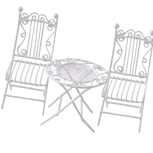 KAHDGSS Sammlersteine Miniatur Eisen Terrasse Set Mit Tisch Und 2 Stuhl Für 1/12 Puppenhäuser Möbel Gartenszene Arrangement Requisiten Dollhouses Möbel KAHDGSS Sammlersteine Miniatur Eisen Terrasse Set Mit Tisch Und 2 Stuhl Für 1/12 Puppenhäuser Möbel Gartenszene Arrangement Requisiten Dollhouses Möbel von KAHDGSS