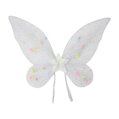 Schmetterlingskostüme für Kinder, Mädchen, Prinzessinnen, Feenflügel, Tutus, Stern, 1/3 Stück, Halloween-Cosplays, Party-Requisiten von KAHDGSS